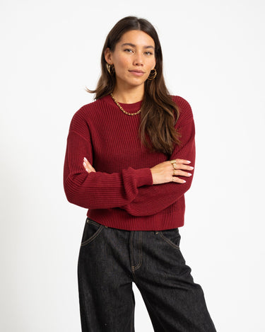 Maysa O-neck Knit Rhubarb - Things I Like Things I Love