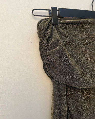 Megan Off - shoulder Glittery Body Gold - Things I Like Things I Love