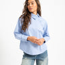 Merlin Assymetrical Blouse Blauw - Things I Like Things I Love