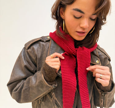 Millie Mini Scarf Red - Things I Like Things I Love