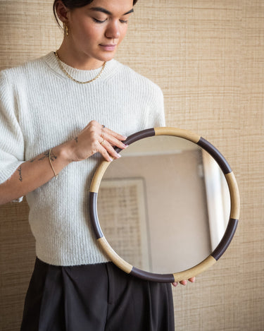 Mirror Arc Stripe Brown - Things I Like Things I Love