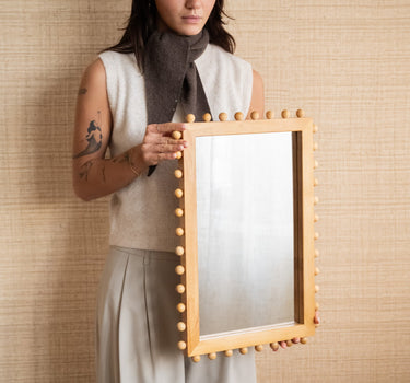 Mirror Beads Wood - Things I Like Things I Love