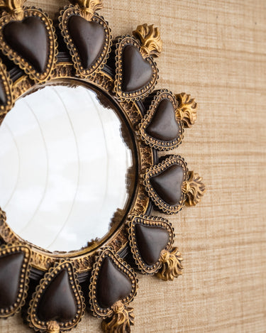 Mirror Devotio Hearts Brown - Things I Like Things I Love