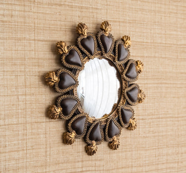 Mirror Devotio Hearts Brown - Things I Like Things I Love
