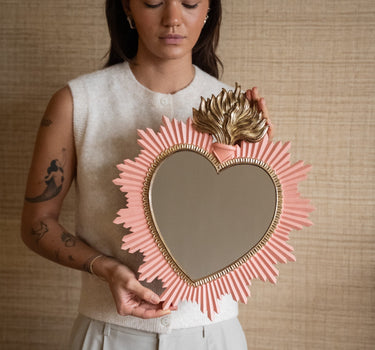 Mirror Heart Pink - Things I Like Things I Love