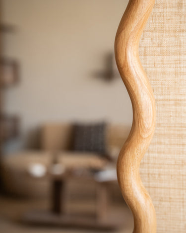 Mirror Wavy Woody Natural - Things I Like Things I Love