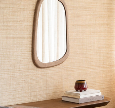 Mirror Wood Organic Rectangle - Things I Like Things I Love