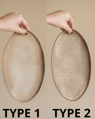 Miyaki Serving Plate Stripes / Dots - Things I Like Things I Love