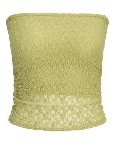Monroe Lace Tube Top Fern - Things I Like Things I Love