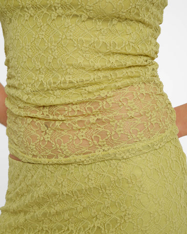 Monroe Lace Tube Top Fern - Things I Like Things I Love