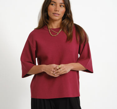 MSCH Agatha East Pullover Rood - Things I Like Things I Love