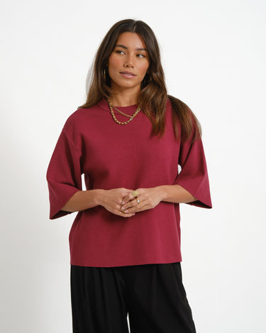 MSCH Agatha East Pullover Rood - Things I Like Things I Love
