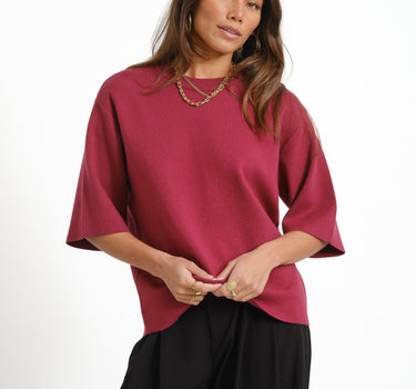 MSCH Agatha East Pullover Rood - Things I Like Things I Love