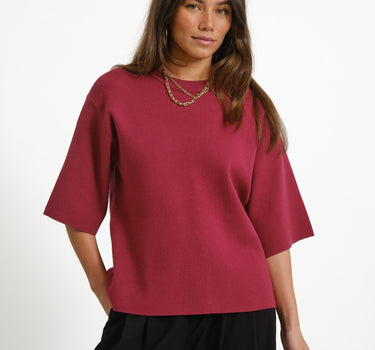 MSCH Agatha East Pullover Rood - Things I Like Things I Love