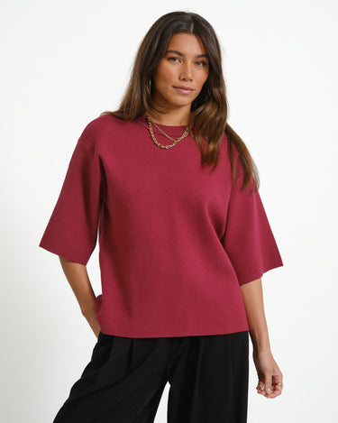 MSCH Agatha East Pullover Rood - Things I Like Things I Love