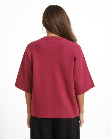 MSCH Agatha East Pullover Rood - Things I Like Things I Love