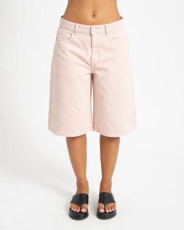MSCH Aspen Ida Denim Shorts Lichtroze - Things I Like Things I Love