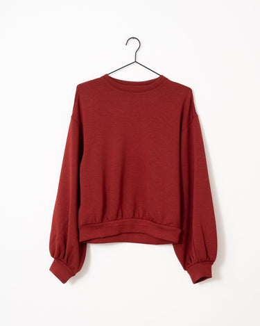 MSCH Brionna Ima Q Sweatshirt Bordeaux - Things I Like Things I Love