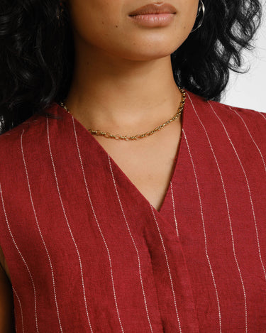 MSCH Claritte Waistcoat Red - Things I Like Things I Love