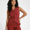 MSCH Claritte Waistcoat Red - Things I Like Things I Love