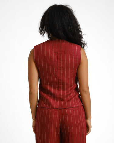 MSCH Claritte Waistcoat Red - Things I Like Things I Love