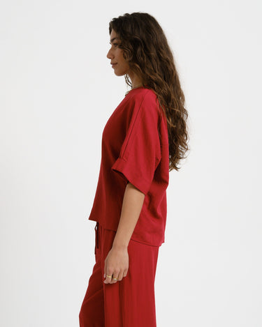 MSCH Daria Top Red - Things I Like Things I Love