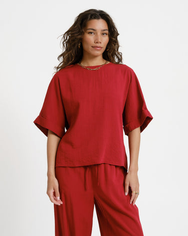 MSCH Daria Top Red - Things I Like Things I Love