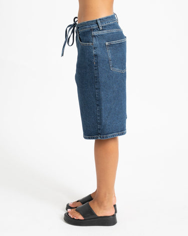 MSCH Elide Ada Denim Shorts Donkerblauw - Things I Like Things I Love