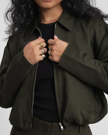 MSCH Esterika Jacket Green - Things I Like Things I Love