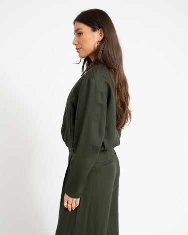 MSCH Esterika Jacket Green - Things I Like Things I Love