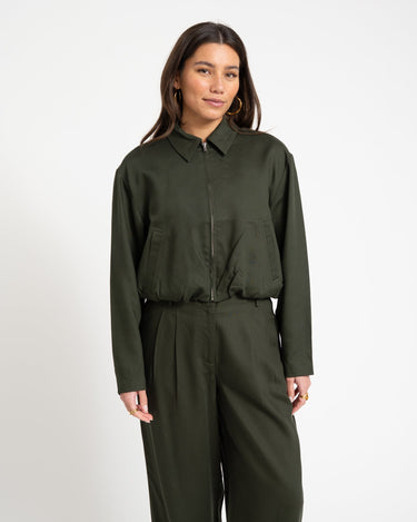 MSCH Esterika Jacket Green - Things I Like Things I Love