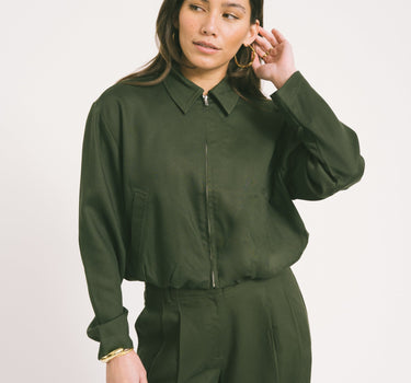 MSCH Esterika Jacket Green - Things I Like Things I Love