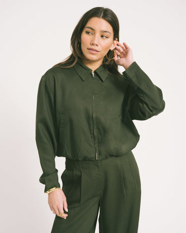 MSCH Esterika Jacket Green - Things I Like Things I Love