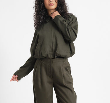 MSCH Esterika Jacket Green - Things I Like Things I Love