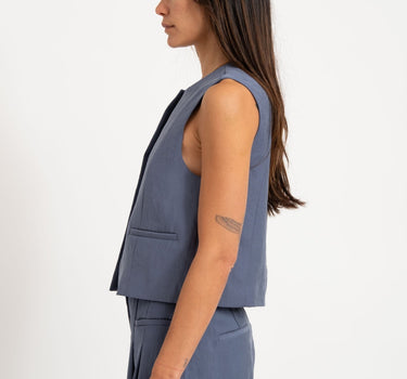 MSCH Frode Waistcoat Blue - Things I Like Things I Love