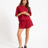 MSCH Harissa Ima Q Sweat Shorts Rood - Things I Like Things I Love