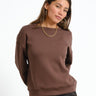 MSCH Ima Q Sweatshirt Brown - Things I Like Things I Love