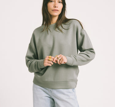 MSCH Ima Q Sweatshirt Green - Things I Like Things I Love