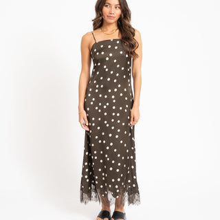 MSCH Jionna Irida Strap Dress Brown - Things I Like Things I Love