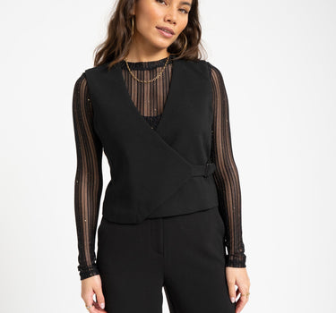 MSCH Macy Michelle Waistcoat Black - Things I Like Things I Love