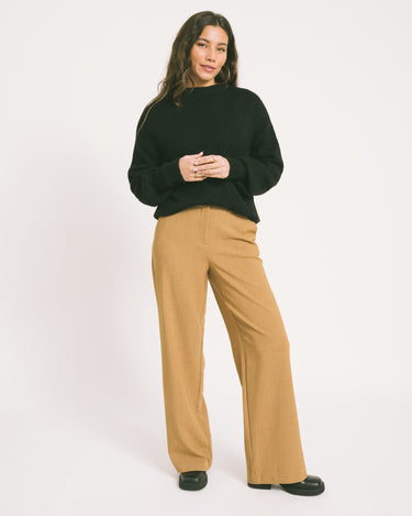 MSCH Macy Michelle Wide Pants Regular Brown - Things I Like Things I Love