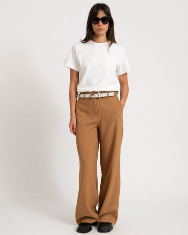 MSCH Macy Michelle Wide Pants Regular Brown - Things I Like Things I Love