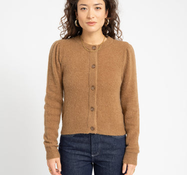 MSCH Miabelle Hope Cardigan Brown - Things I Like Things I Love