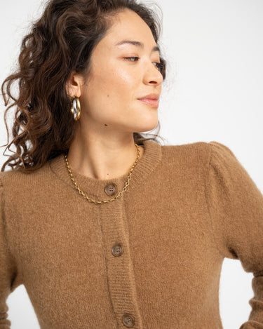 MSCH Miabelle Hope Cardigan Brown - Things I Like Things I Love