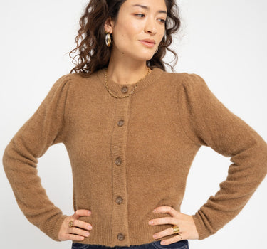 MSCH Miabelle Hope Cardigan Brown - Things I Like Things I Love