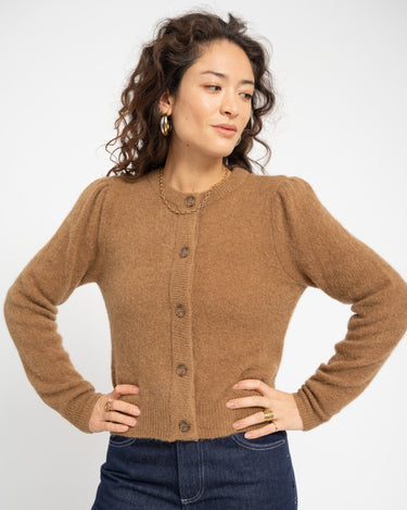 MSCH Miabelle Hope Cardigan Brown - Things I Like Things I Love