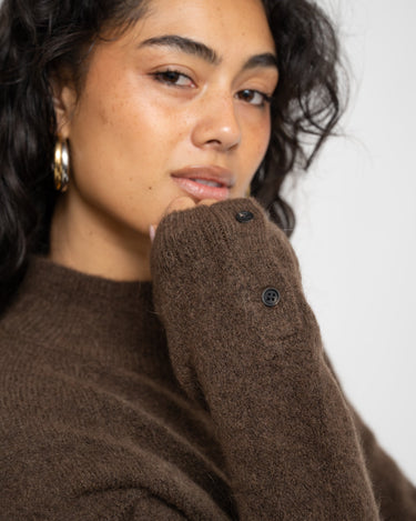 MSCH Milania Hope M Pullover Slate Brown - Things I Like Things I Love