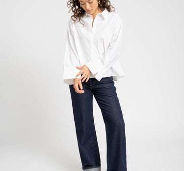 MSCH Natalia Zenika Boxy Shirt White - Things I Like Things I Love