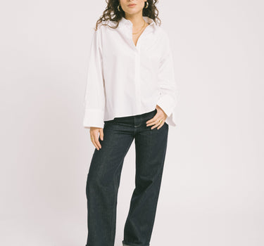 MSCH Natalia Zenika Boxy Shirt White - Things I Like Things I Love