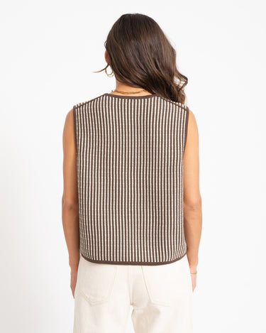 MSCH Priscilla Vest Brown - Things I Like Things I Love